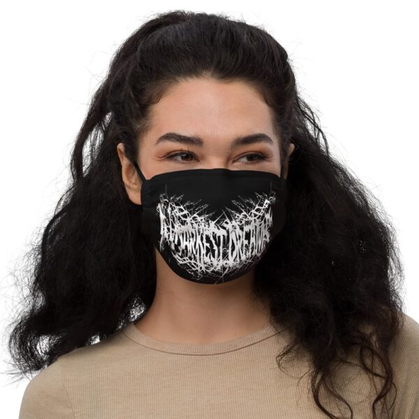 Face Mask | In Darkest Dreams "White Logo"